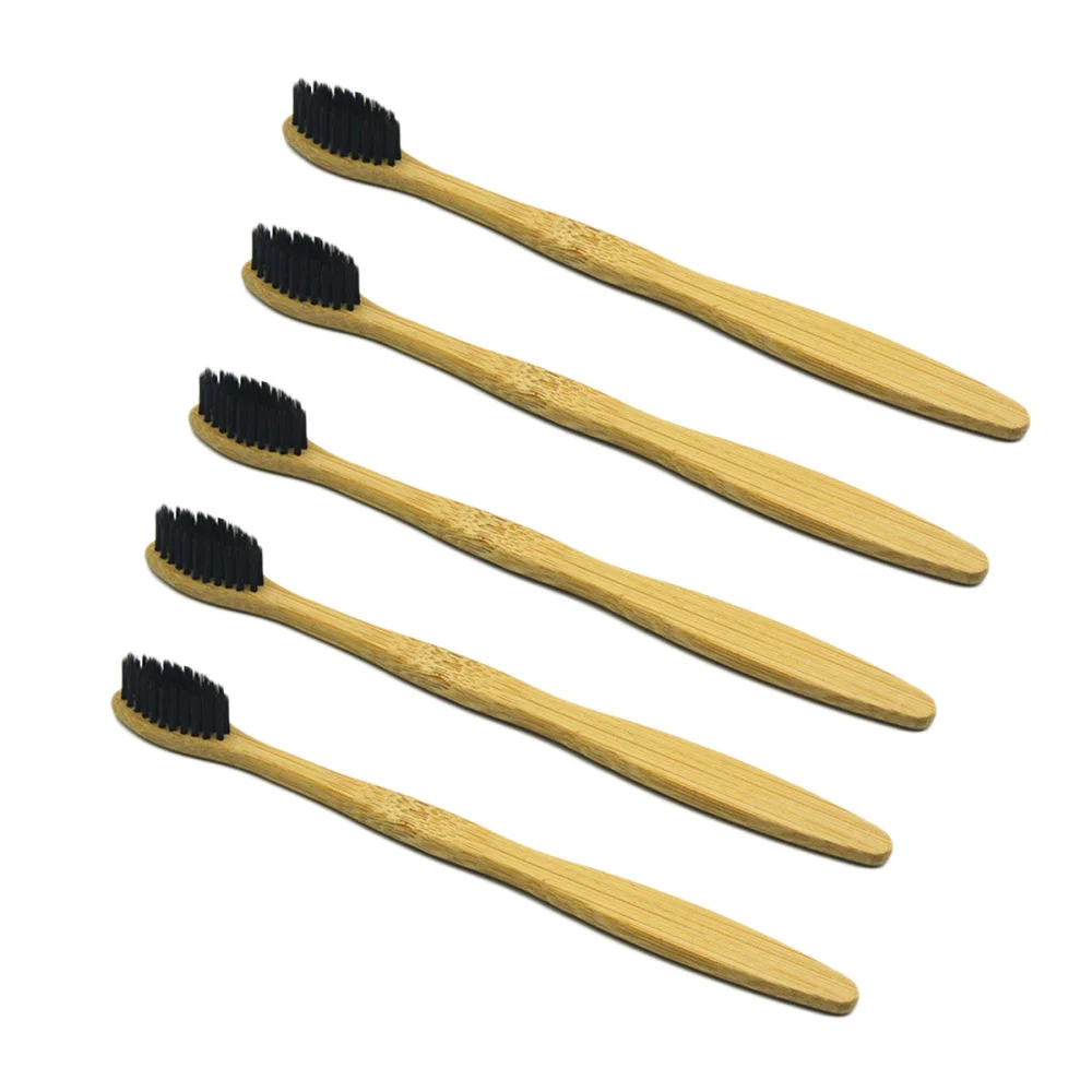 

10pcs Natural Bamboo Toothbrush Toothbrush Wooden Eco-friendly Toothbrush Cleaning Tool for Adults