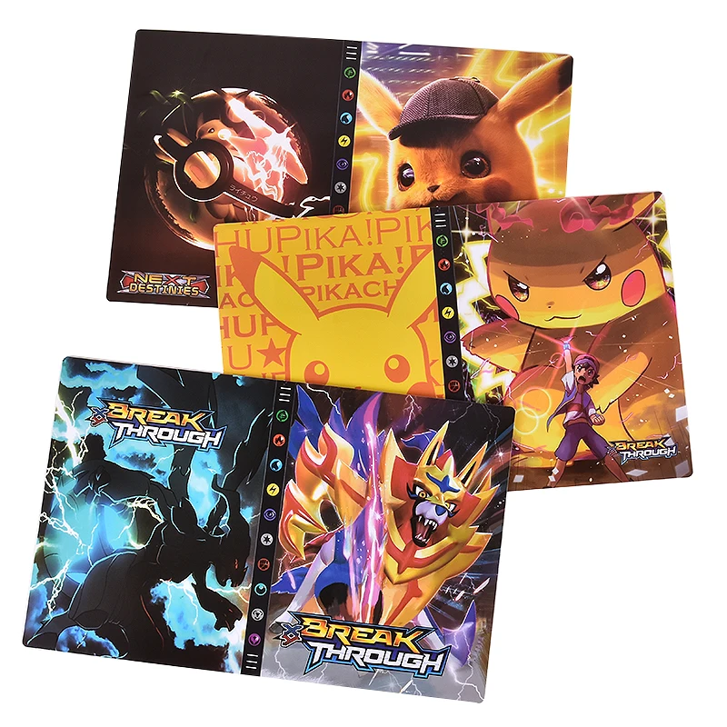 Новинка 9 карманов 432 открыток альбом для карт с покемонами книга игра XY держатель