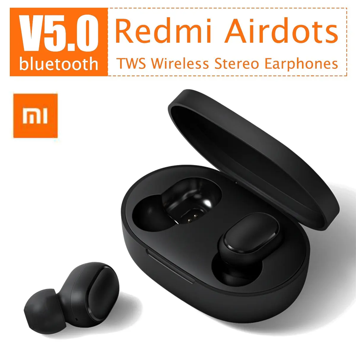 Оригинальные Xiao mi AirDots bluetooth наушники mi Red mi AirDots Air Беспроводная стереогарнитура с mi c Handsfree наушники
