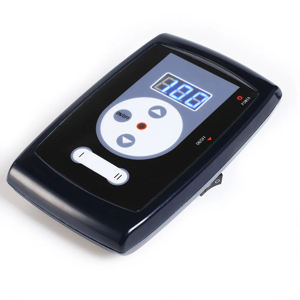 Тату Новый ЖК цифровой источник питания татуировки + педаль зажим шнур комплект