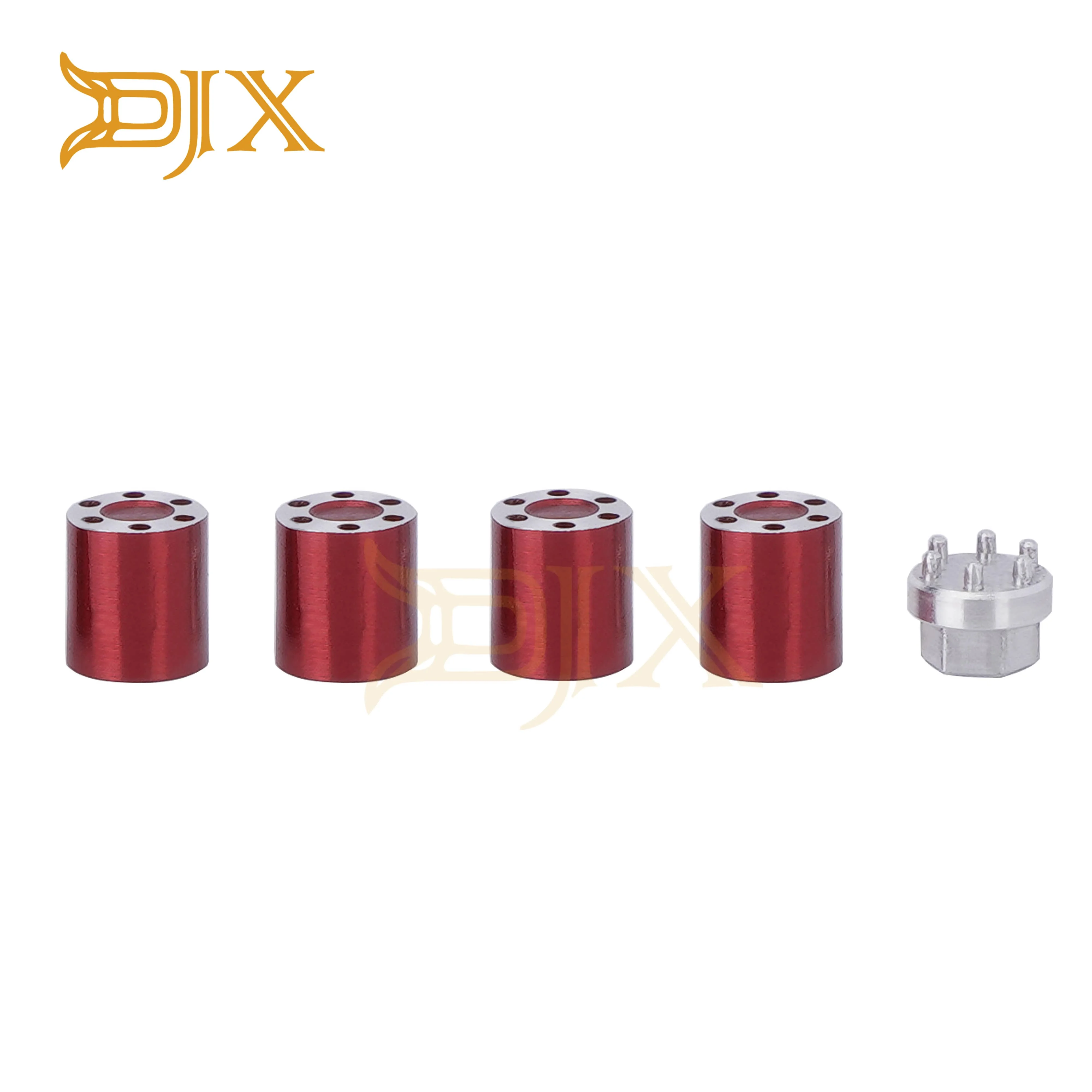 

DJX 4PCS Aluminum M2 Center Lock Nut Metal Wheel Caps Lug Nuts for Axial SCX24 AXI90081 AXI00004 C10 Upgrades 1/24 RC Crawler
