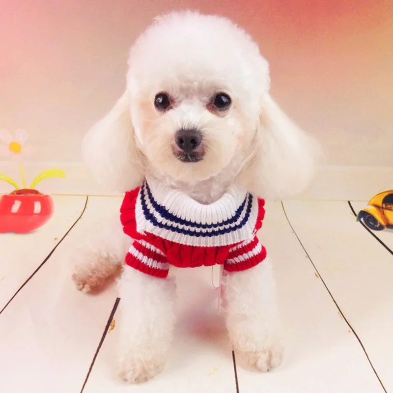 Лидер продаж свитеры для домашних животных с котом собаки темно синего цвета