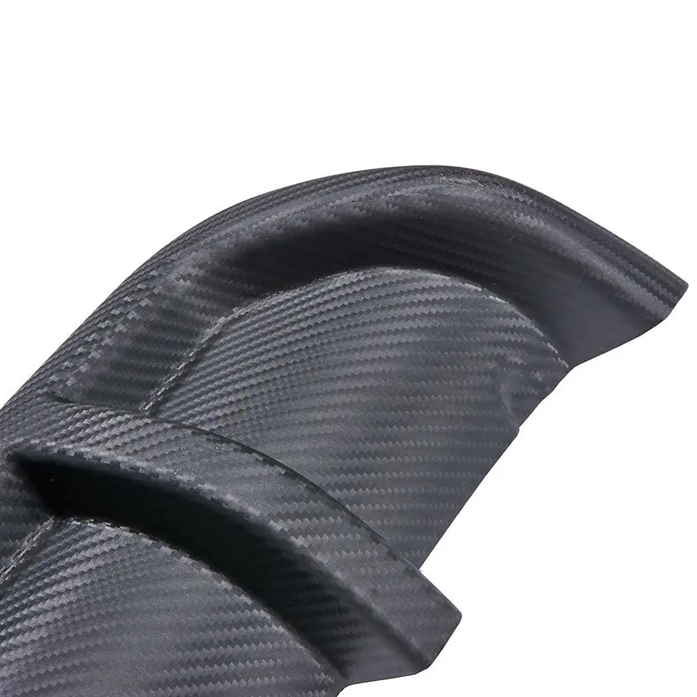 Автомобильный диффузор губа на задний бампер акулий плавник комплект