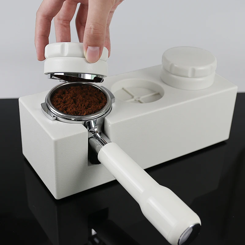 58MM Stainless Steel Coffee Machine E61 Bottomless Filter Holder Portafilter White Handle For NUOVA Professional Accessory | Дом и сад