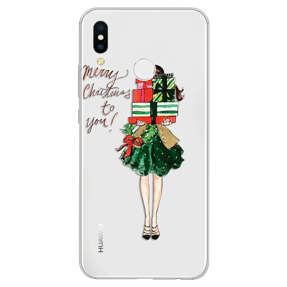 0csdlvqu Рождество для huawei Nova 3 3i 4 5 5i 3e 4e Pro черный коричневый волос девушка королева чехол для huawei Y6 Y9 Y7 Y5 Pro Prime - Цвет: 0csdlvqu