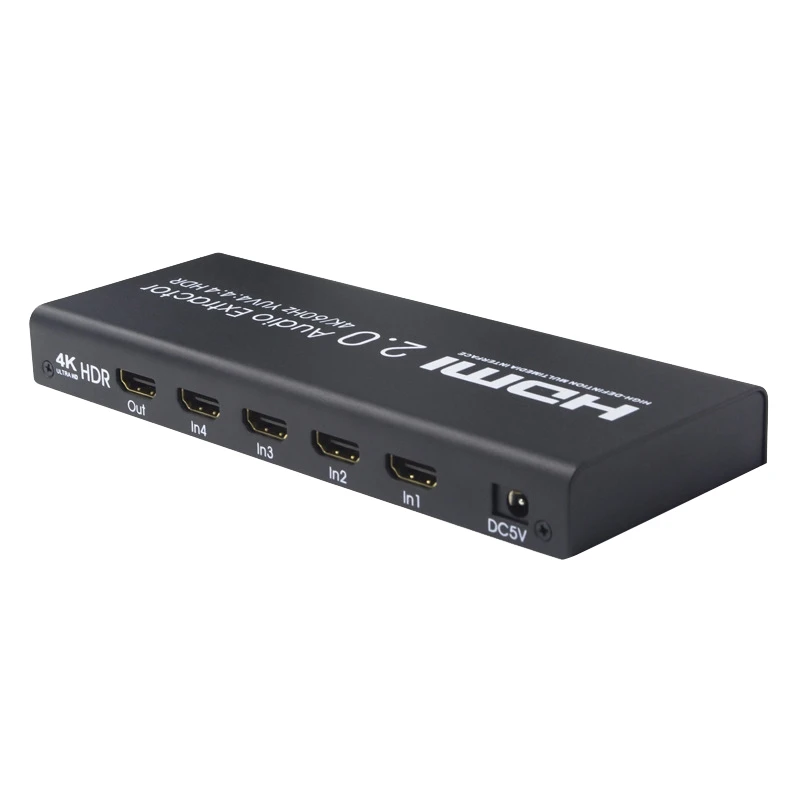 

4K HDMI 4X1 o сплиттер ARC SPDIF EDID 4 в 1 выход HDMI преобразователь Переключатель адаптер