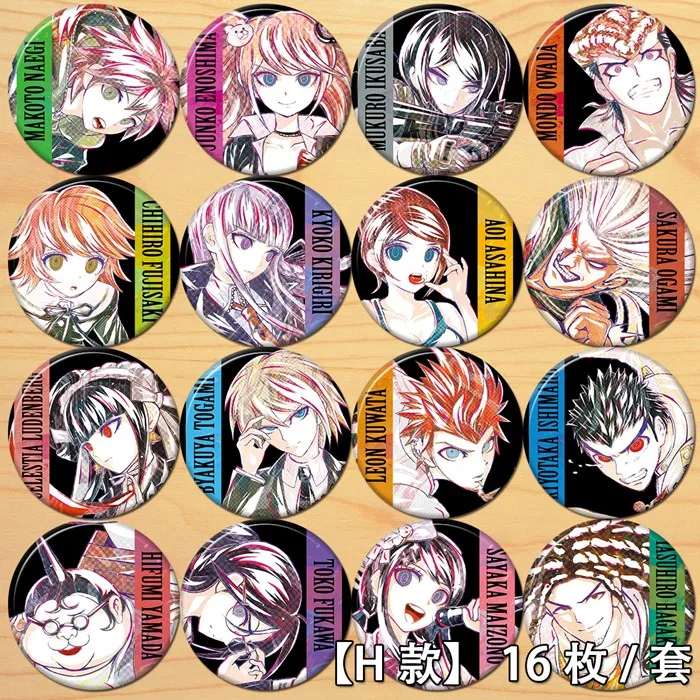 Брошь-значок аниме акриловая 58 мм