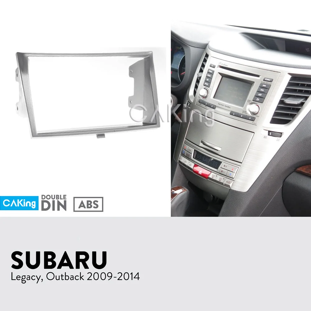Автомобильная фасция Радио панель для SUBARU Legacy Outback 2009 2014 Dash Kit установка крепление
