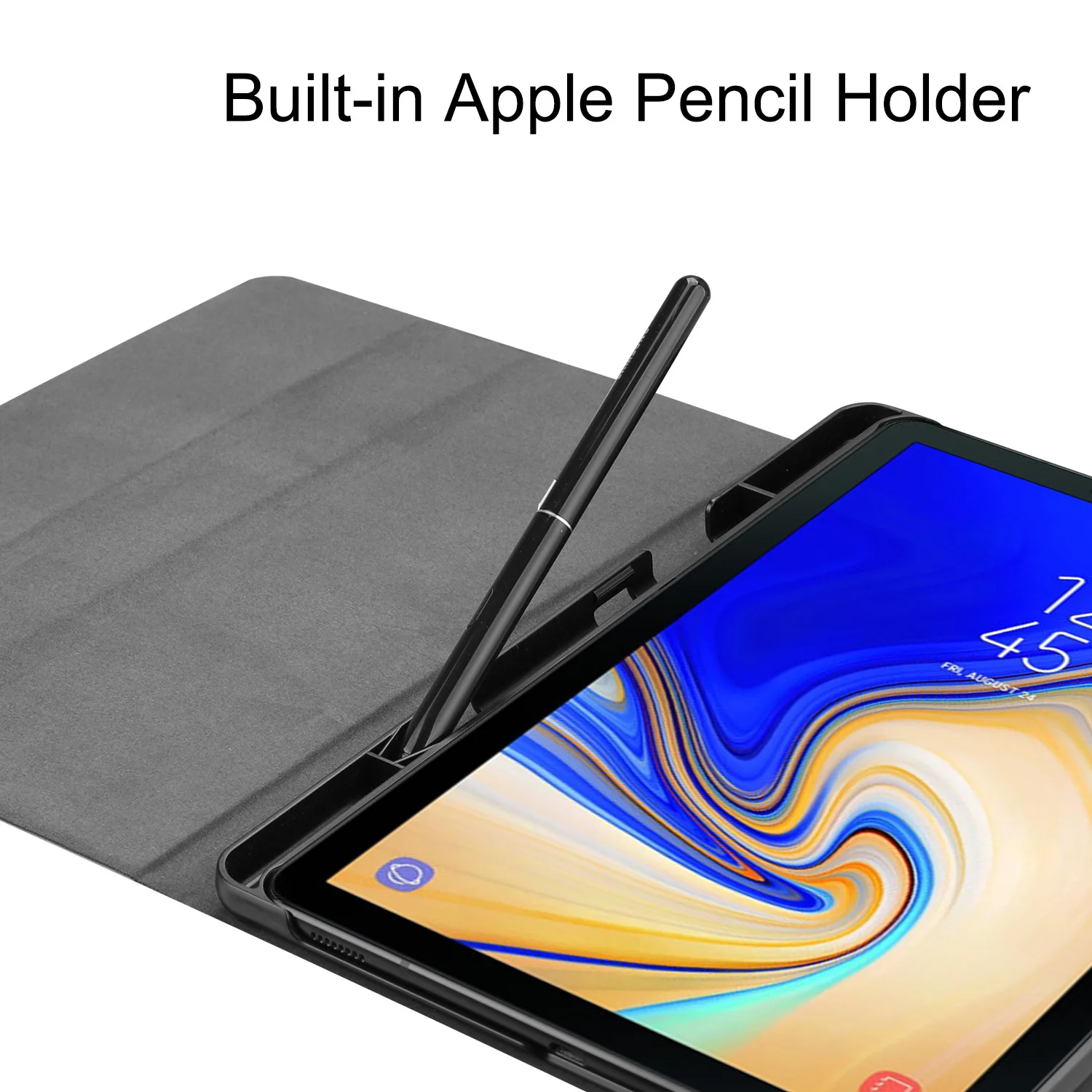 Смарт чехол для Samsung Galaxy Tab S4 10 5 дюйма искусственная кожа 2018 защитный с