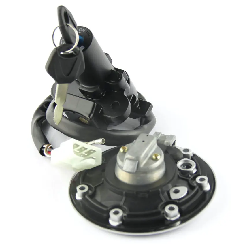 Ignition Switch Lock For Kawasaki ZR400 (XANTHUS) ZZR400 ZZR600 ZXR400 ZXR750 ZX900 ZX-7RR ZX750 With Fuel Tank Cover Cap |