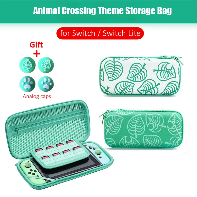 

Animal Crossing Storage Bag for Nintendo Switch Lite Portable Carrying Case NS Switch OLED Console Game Accessories Gifts