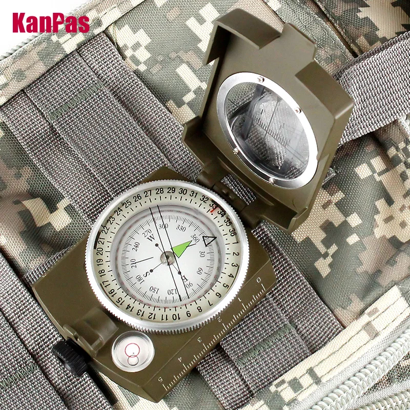 Металлический компас KANPAS из сплава Военный на открытом воздухе бесплатная