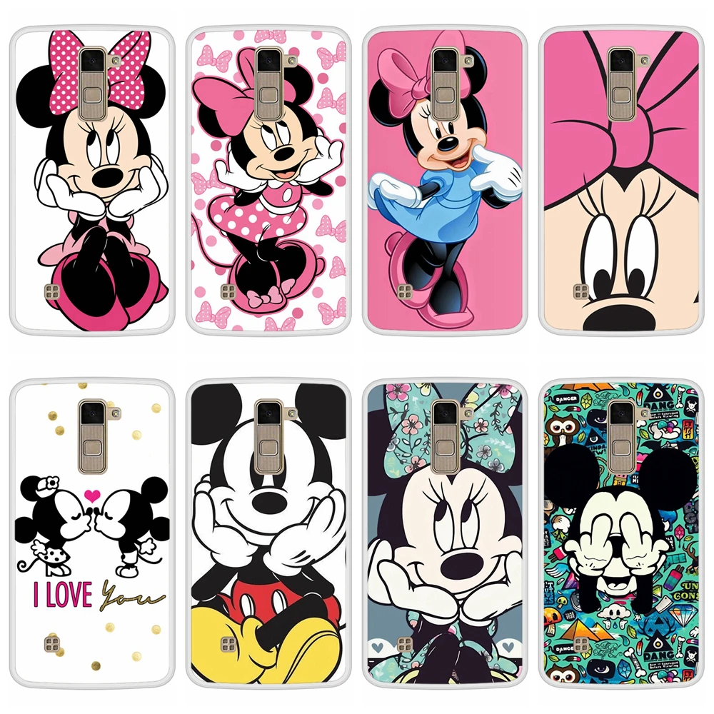 Чехол для телефона LG Stylus 2 Мягкий силиконовый чехол из ТПУ с принтом Микки и Минни