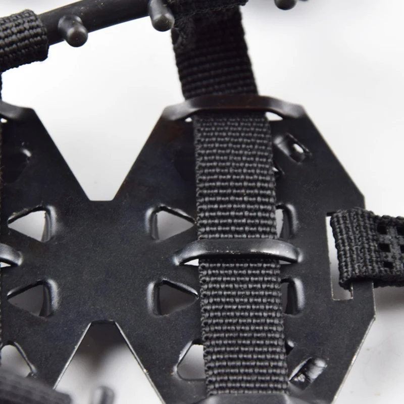 

24 Teeth Ice Gripper For Spukes Shoes Women Men Non-slip Ice Crampons High quality Grips Cleats Climbing Ice Drifts Snow Shoe