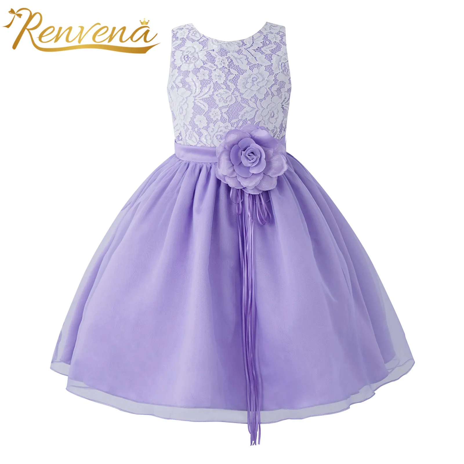 

Girls Floral Lace Princess Dress Girls Flower Dress Wedding Party Bridesmaid Pageant vestidos Kids Dresses for Girl Filles Robes