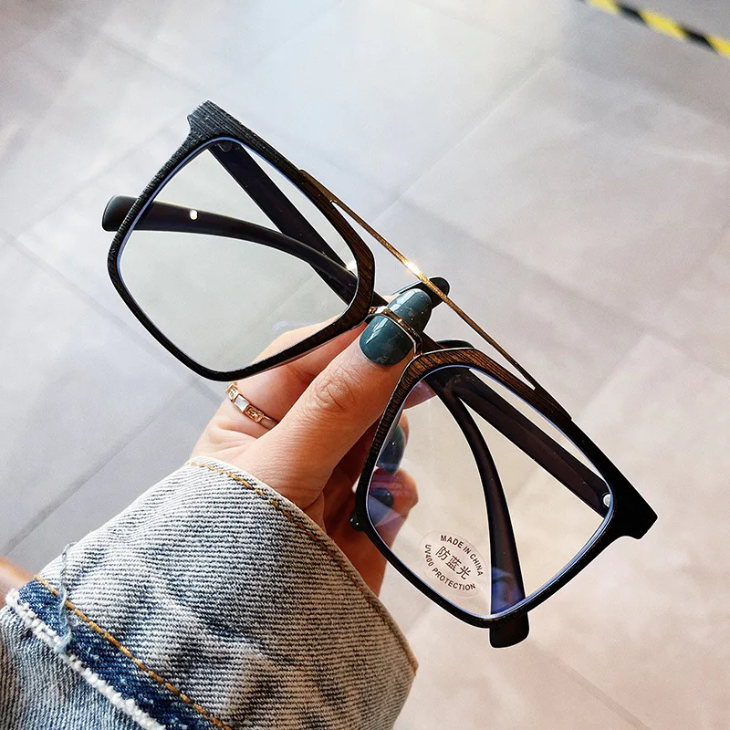 NONOR Unisex Fashion Square Big Anti Blue Ray Computer Eyewear Frames