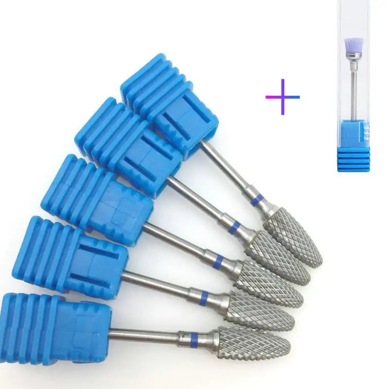 5 шт. карбидные насадки для маникюра 3/32 дюйма|Жидкость снятия лака| |