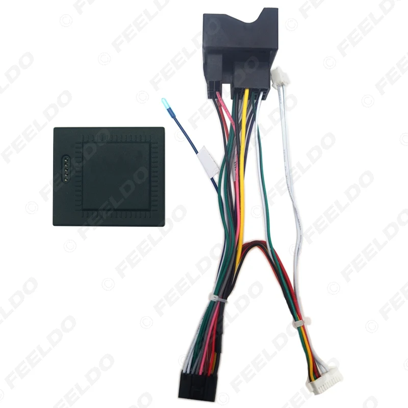 Автомобильный стерео аудио 16pin Android электропроводка жгут проводов кабель адаптер