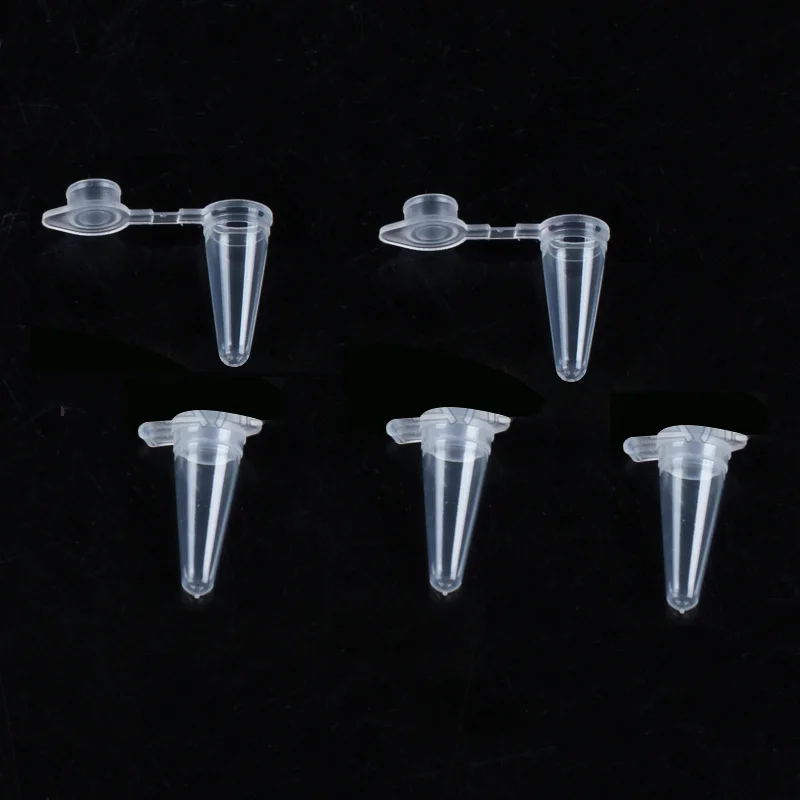 

50PCS of 0.1Ml Laboratory Transparent Micro Plastic Centrifuge Tubes 100ul with Snap Lid Container Lids for Laboratory Samples