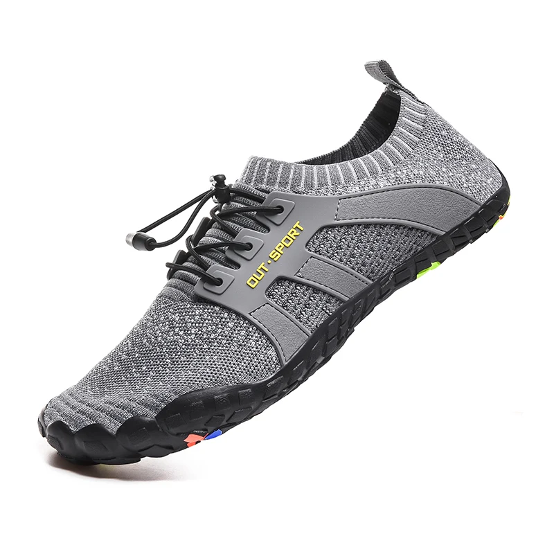 Летние Для мужчин Быстросохнущие кроссовки обувь для пляжа на босу ногу болотные