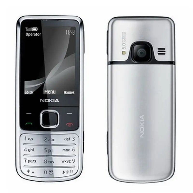 Original Unlocked Nokia 6700 Classic Cellphone 6700C GSM 5MP Support Russian&Arabic Keyboard Refurbished Mobile Phone | Мобильные
