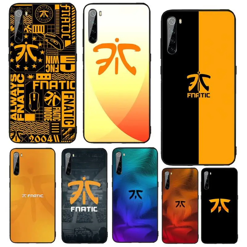 

Game Team Fnatic Phone Case Funda For Xiaomi Redmi 10 10x Note 9 9T 9A 9S 7 8 9se 7a 8a 8t Pro Max K20 30 Pro 4G