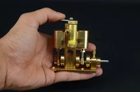 exquisite twin cylinder small swing steam engine model