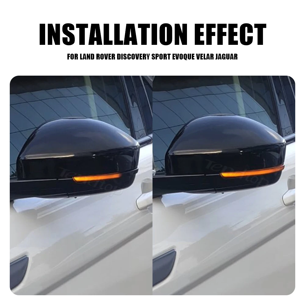 Светодиодные динамические указатели поворота зеркала заднего вида для