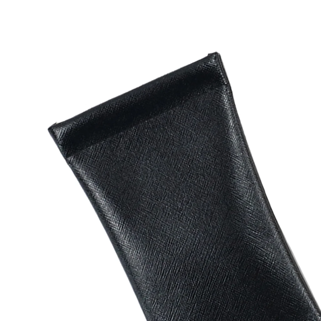 

Soft Waterproof Leather Sunglasses Pouch Slip in Eyeglass Holder Padded Vinyl Storage Bag Dustproof Protector