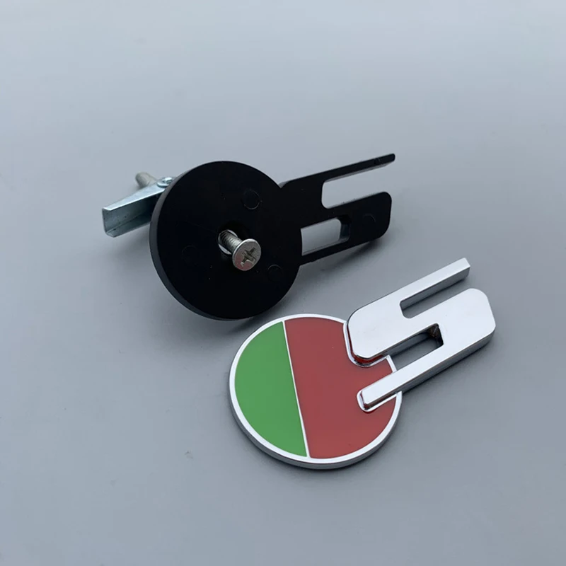 S Зеленый Красный значок эмблема решетка логотип кронштейн для Jaguar XF XE XJL багажник