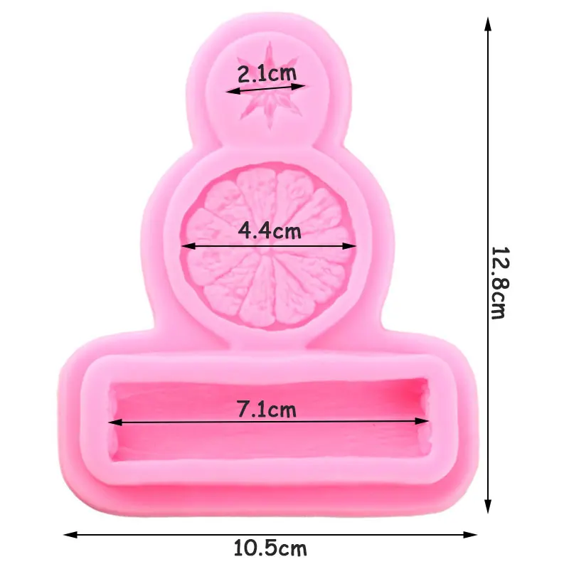 Лимон звездочки бадьяна корицы силиконовые формы конфеты Полимерная глина