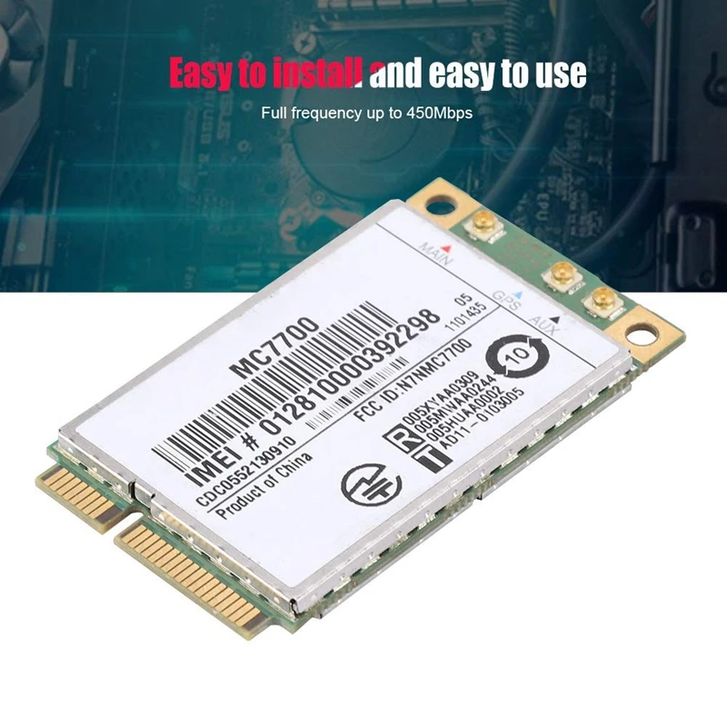 Разблокирована MC7700 3G/4G WWAN карта для Sierra AirPrime 100 Мбит/с 4G/3G LTE/FDD/WCDMA/Edge GPS модуль