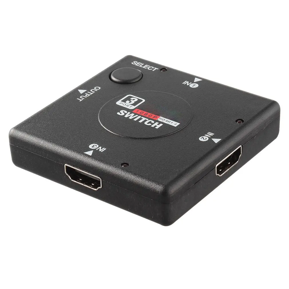 

3Switch High Definition 3 Port HDMI-Compatible Switcher HDMI-Compatible Splitter HDTV HD DVD 1080P Vedio Adaptor Suitable ForPS3