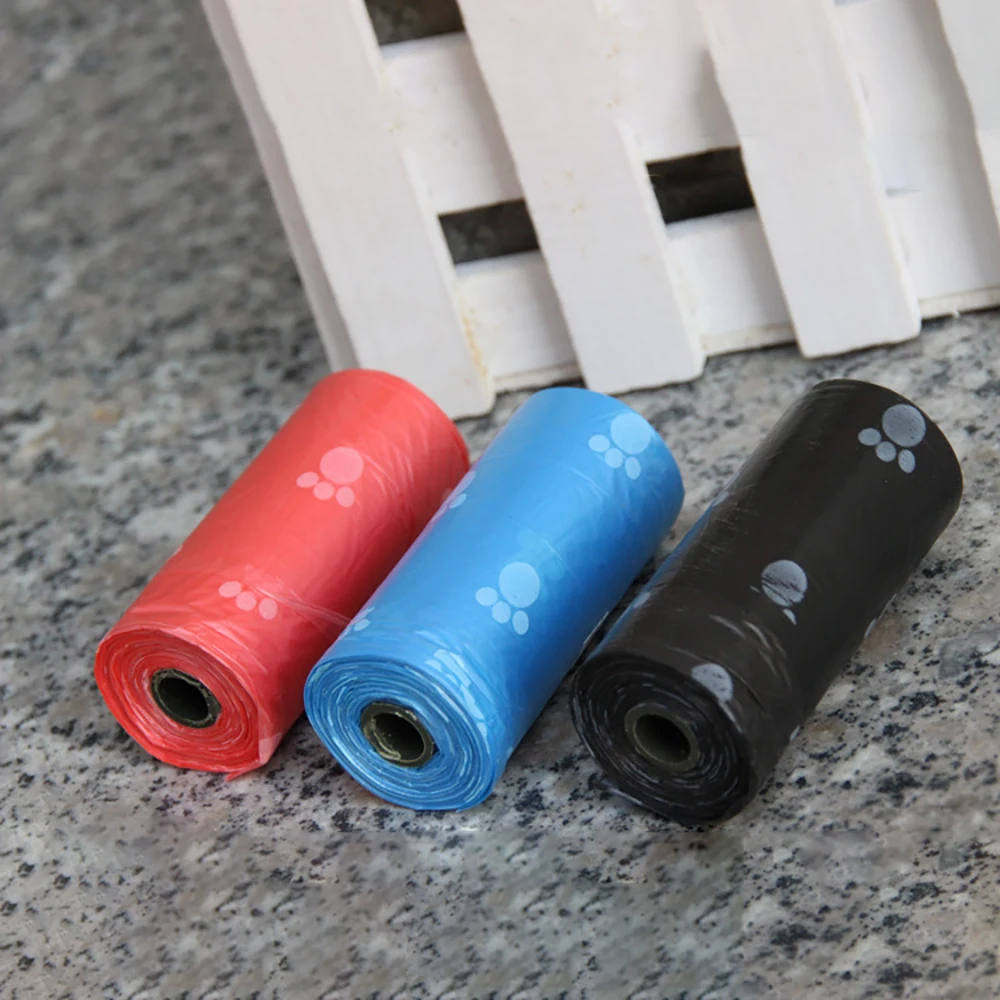 Пакеты для уборки домашних питомцев мешок мусора Разлагаемый 1 рулон 15 шт.|Совки и