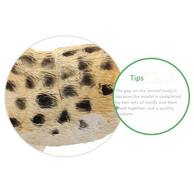 

Simulation Zoo Static Plastic Wild Animal Model Decoration Leopard Model