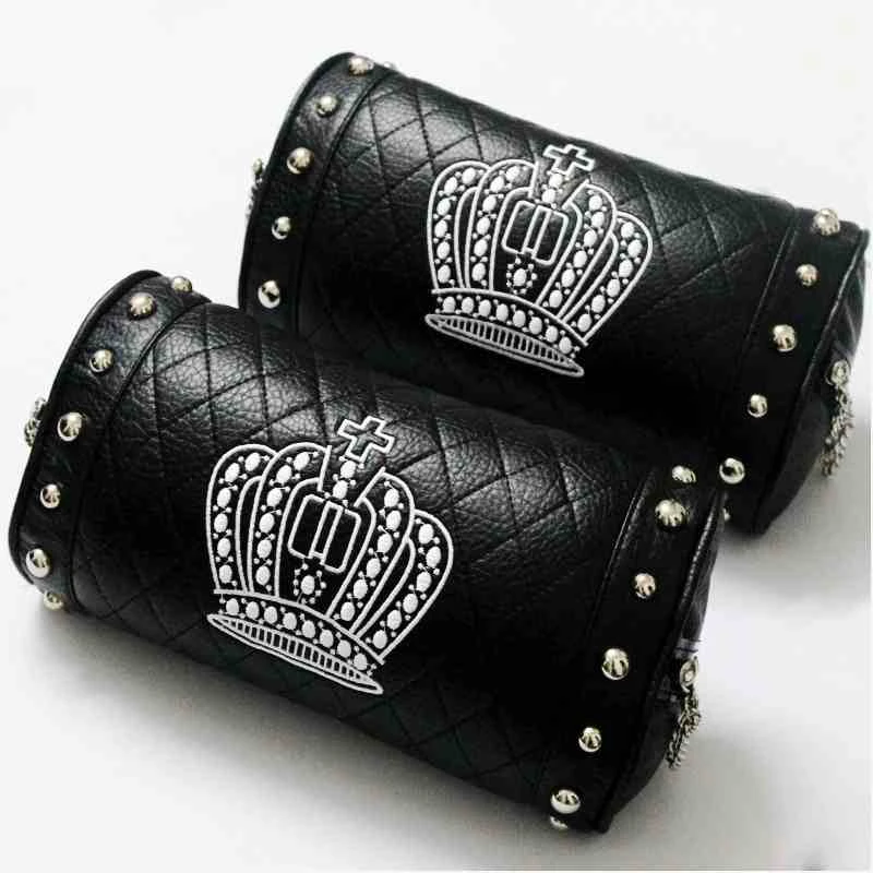 Автомобильные аксессуары Автомобильная подушка подголовник Корона Стразы