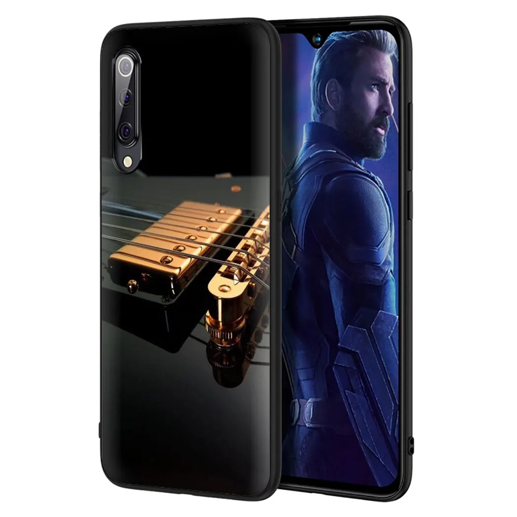 Музыка гитара мягкий чехол для телефона samsung 10 плюс A10S A20S A30S A40S A50S J4 J8 2018 J6