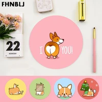 fhnblj cool new cute corgi animal soft rubber professional gaming mouse pad gaming mousepad rug for pc laptop notebook