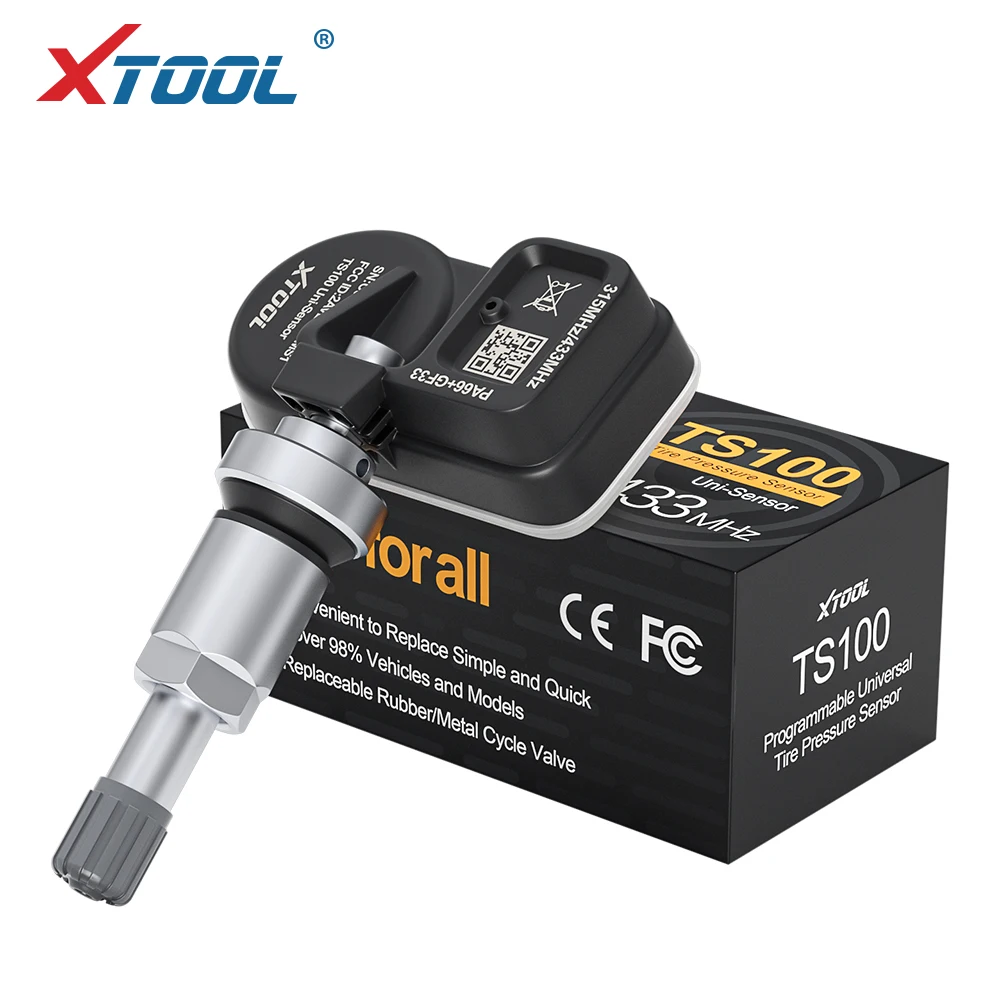XTOOL TS100 433 & 315MHz TPMS TP100 Датчик сканирования ремонт шин инструменты автомобильные