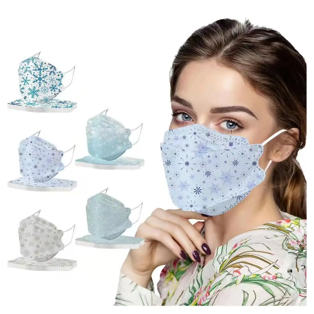 

10pc Adult Mask Disposable High Quality Mask 3ply Earhook Navidad Mascarillas Masque Jetables Halloween Cosplay