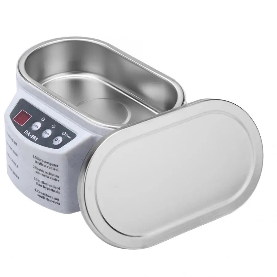 600 мл ультра sonic очиститель ювелирных изделий Часы Очки PCB шайба ультразвуковая