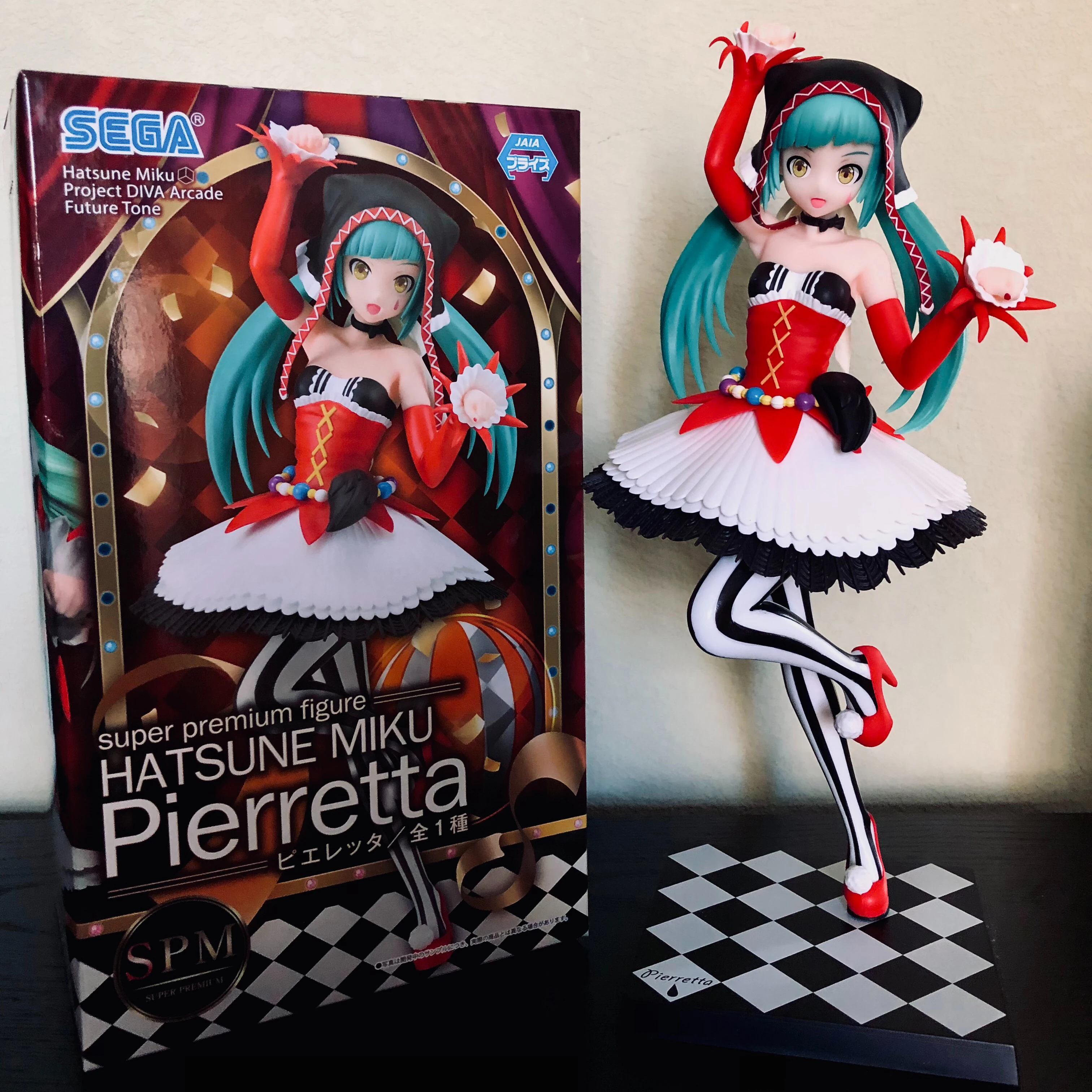 Оригинальная фигурка Sega SPM Miku Pierretta Ver. Фигурка ПВХ Модель Куклы Фигурки | Игрушки и