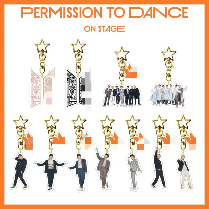 

Kpop Wholesale Idol Bangtan Boys Permission To Dance Acrylic Keychain Online Concert DALMAJUNG Plastic
