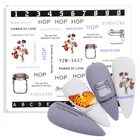 Новейшая переводная надпись 3D наклейка для ногтей переводная наклейка для России водяная отметка для дизайна ногтей тату DIY украшения для дизайна ногтей