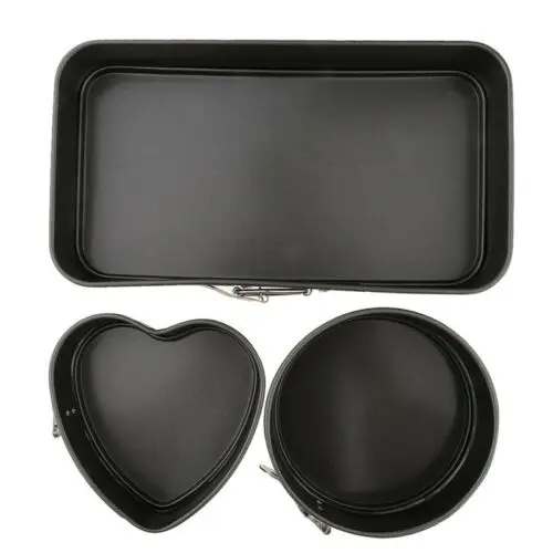 Removable Cheesecake Tray Non Stick Pan Baking Cake Mold 3PCS Springform Silicone mold | Дом и сад