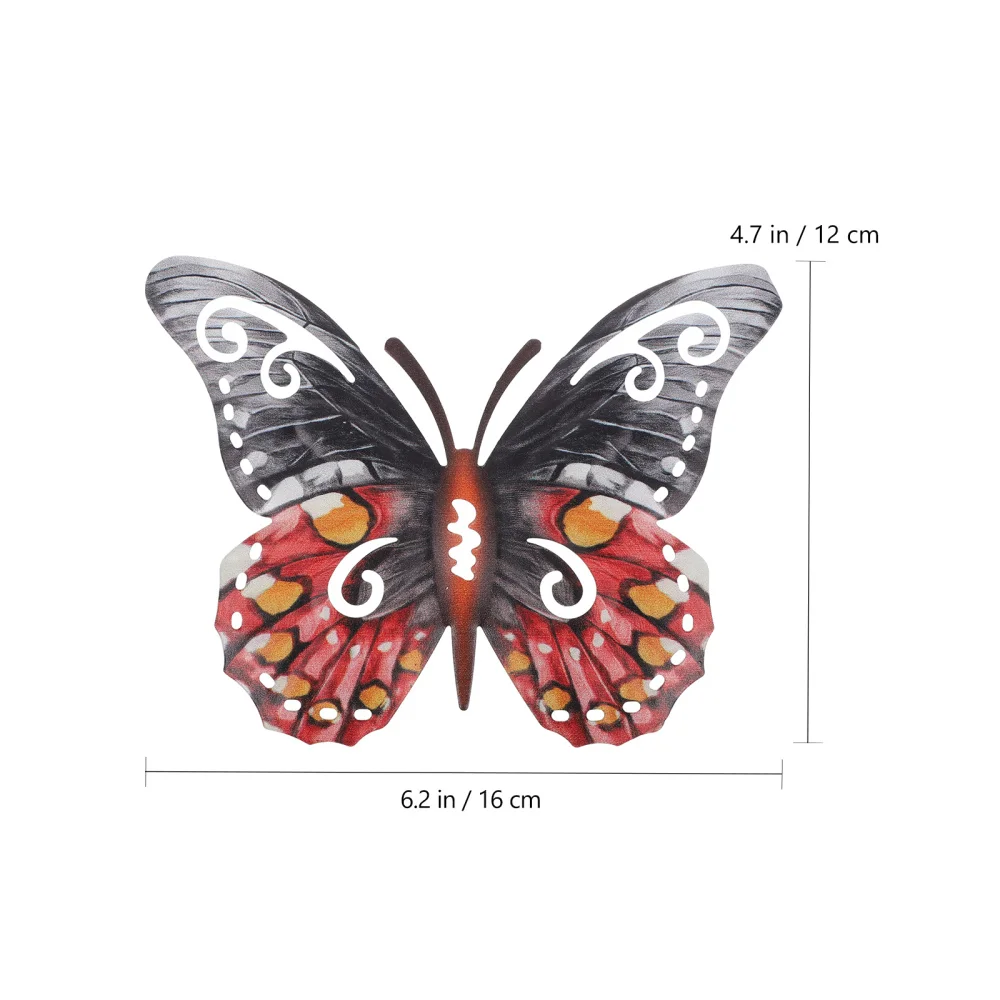 

3Pcs Metal Butterflies Hanging Pendant Wall Art Wall Decoration Home Ornament