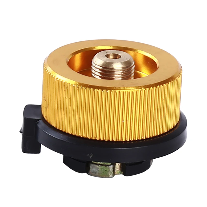 

Outdoor Camping Hiking Stove Burner Adaptor Split Type Furnace Converter Connector Auto-off Gas Cartridge Tank Cylinder Adapter