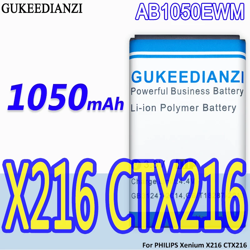 2019 Новый AB1050EWM 1050 мАч перезаряжаемый аккумулятор для мобильного телефона PHILIPS Xenium