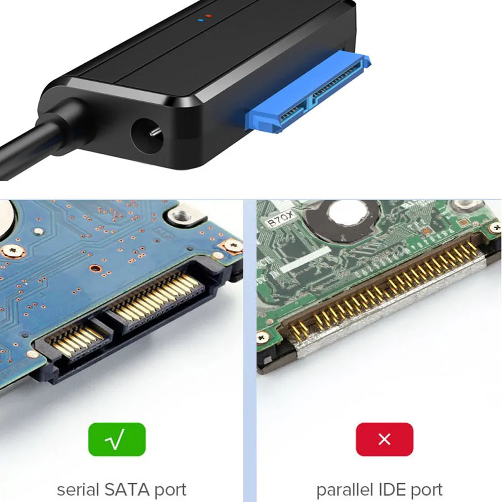 SATA к USB кабелю 3 0 2 5/3 5 дюймов HDD SSD жесткий диск конвертер портативный линейный