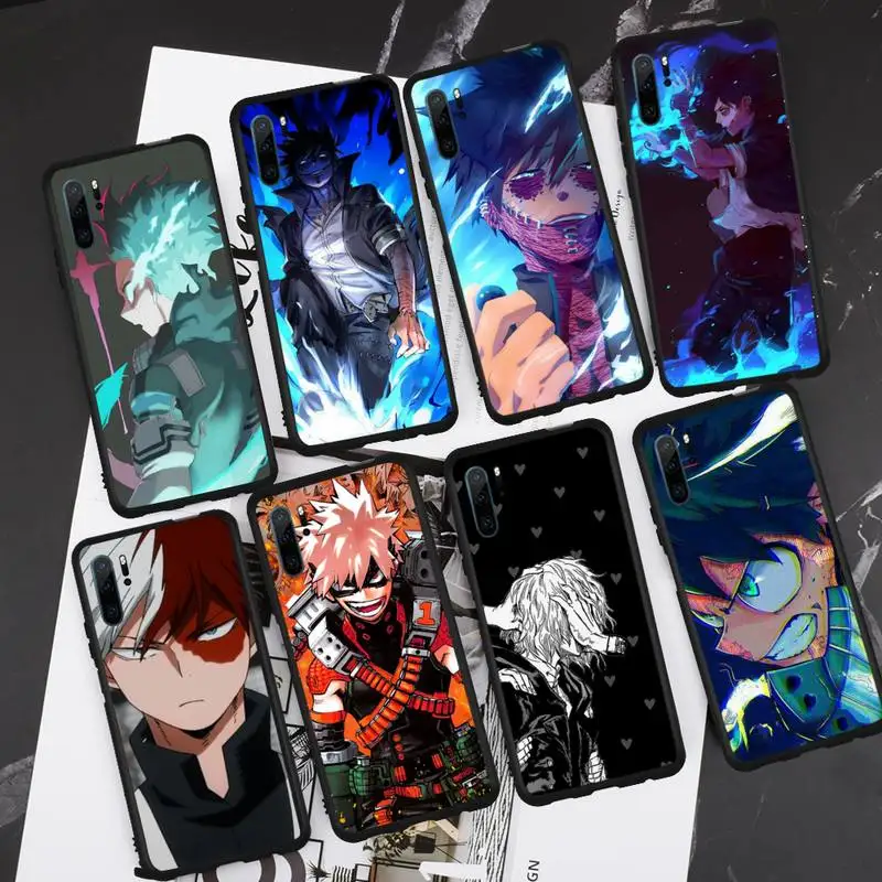

Anime My Hero Academia Phone Case For Huawei honor Mate P 9 10 20 30 40 Pro 10i 7 8 a x Lite nova 5t Funda Cover Shell
